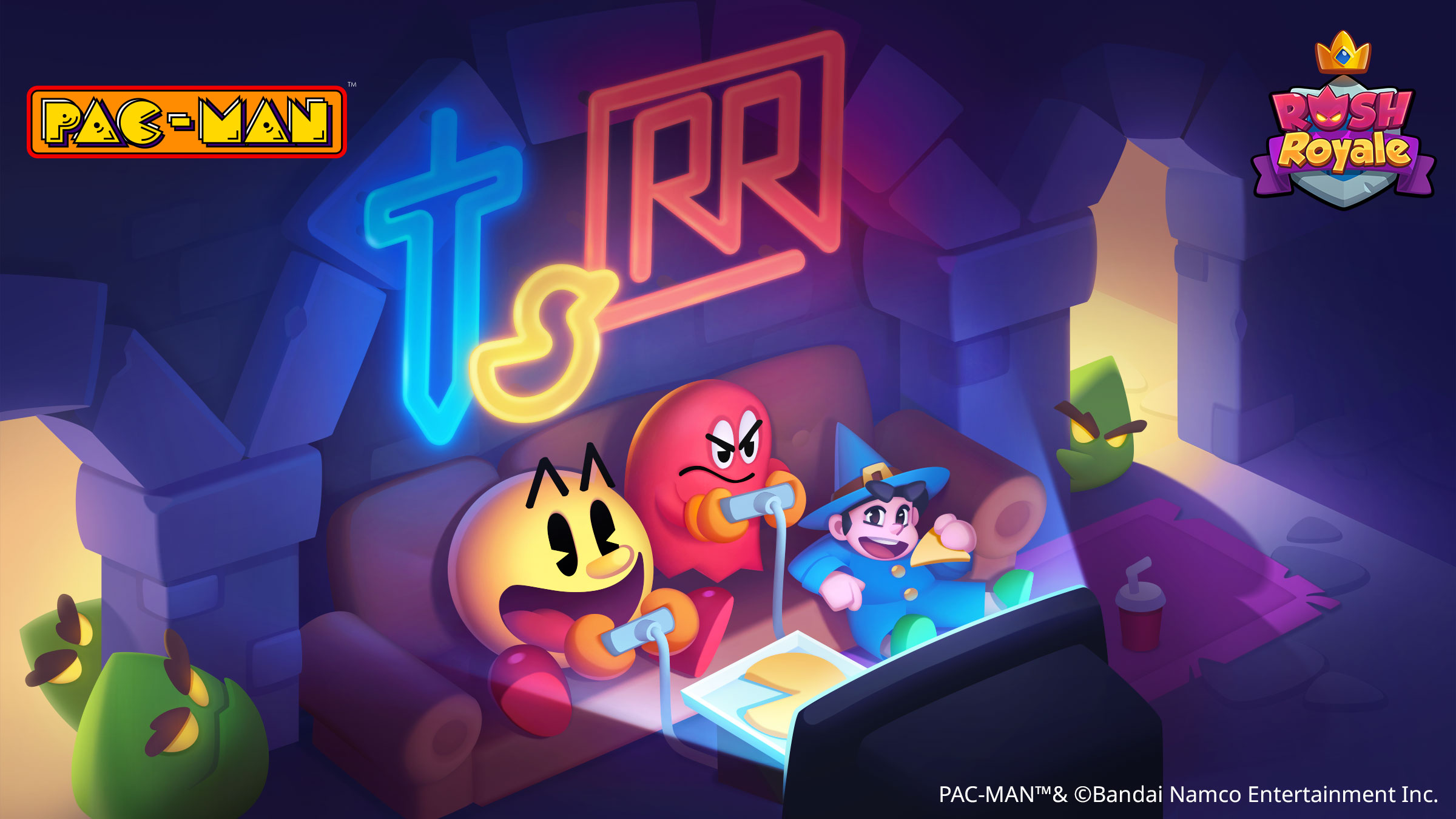 Chomp, Stack, Survive: PAC-MAN Joins Rush Royale for a Special PAC-MAN: Arcade Event